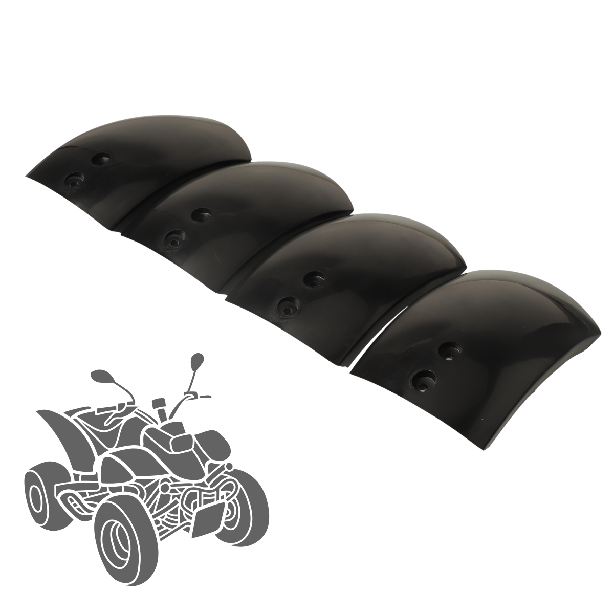 Kids Outdoor Quad - ยูนิเวอร์แซล บังโคลนหน้า-หลัง ฝาครอบบังโคลน พลาสติก สำหรับรถเอทีวีเด็ก 43cc