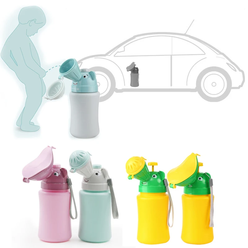 Kids Outdoor Urinal - ห้องน้ํา Pee ขวดฉุกเฉินแบบพกพาเด็กปัสสาวะรถกลางแจ้ง Travel Shrinkable 600/750ml