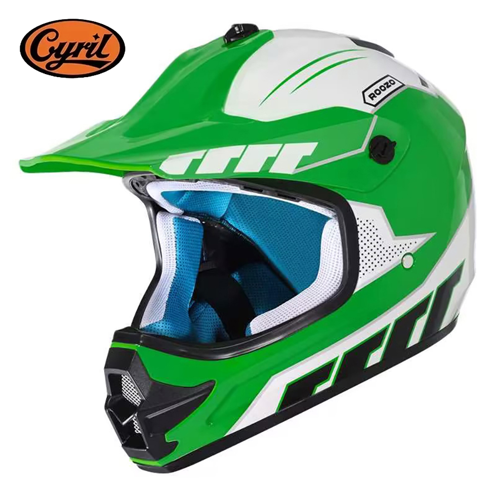 Kids Outdoor Quad - ชุดอุปกรณ์มอเตอร์ครอสสำหรับเด็ก พร้อมหมวกกันน็อค แว่นตา และถุงมือ หมวกกันน็อคสำหรับเด็กสำหรับรถมอเตอร์ไซค์วิบาก รถเอทีวี