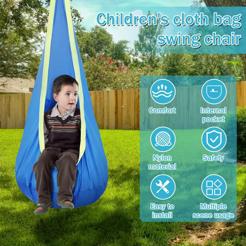 เก้าอี้แขวนไนลอนสำหรับเด็กพร้อ - Kids Outdoor Swing And Slide บทวิจารณ์และราคา