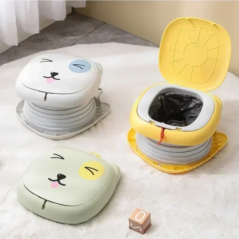 กระโถนฝึกเด็กแบบพับได้ พกพาสะด - Kids Outdoor Urinal บทวิจารณ์และราคา