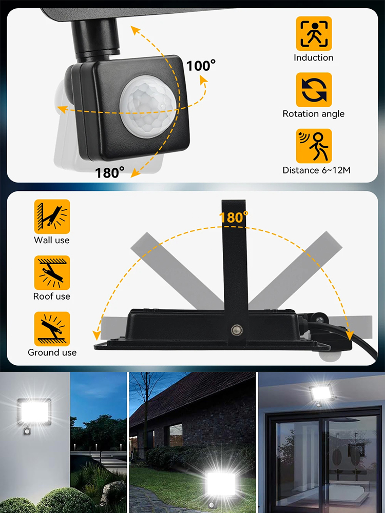 LED Floodlight PIR Motion Sens - Balance Beam Outdoor บทวิจารณ์และราคา