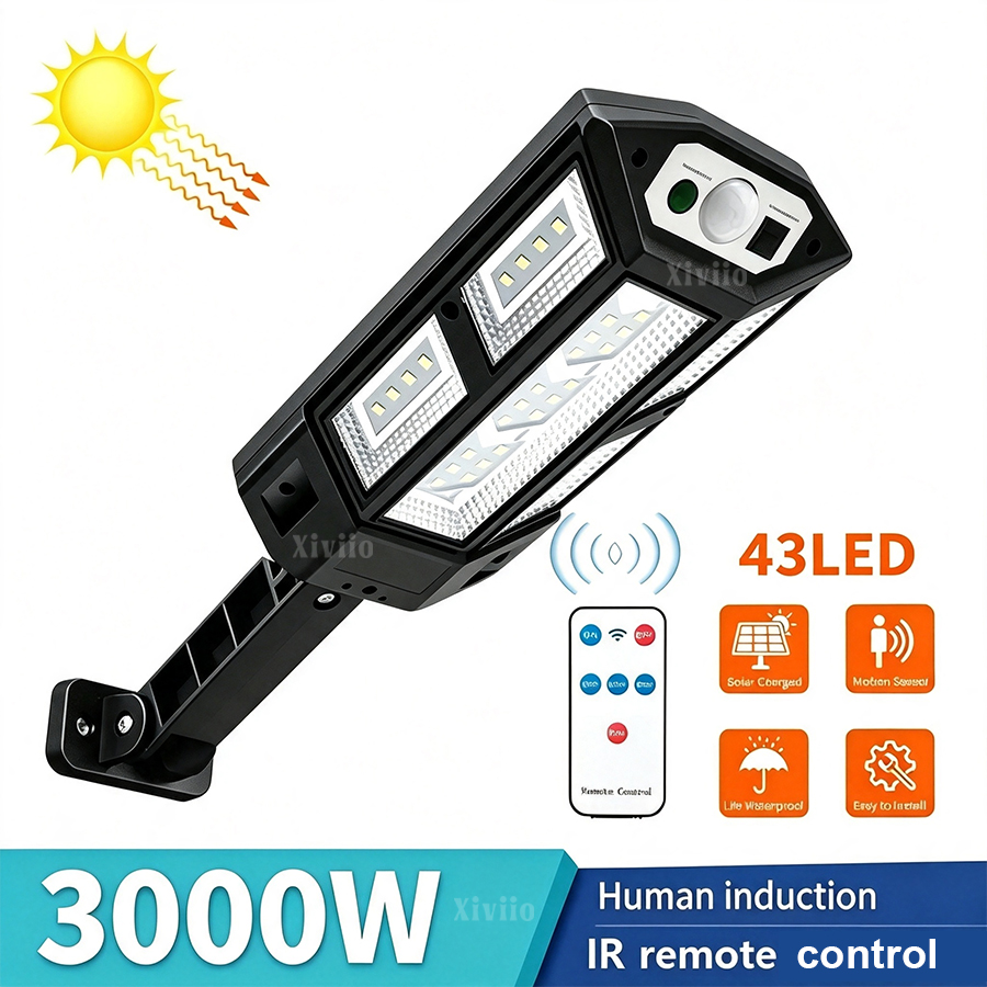 ไฟถนนพลังงานแสงอาทิตย์ 3000W ก - Balance Beam Outdoor บทวิจารณ์และราคา