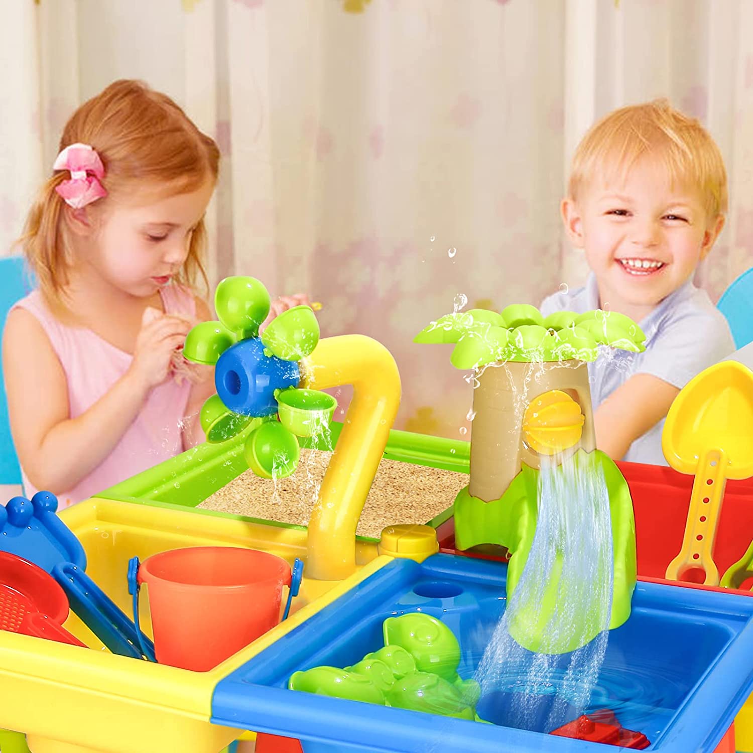 ของเล่นสำหรับเด็กเล่นทรายบนโต๊ - Kids Outdoor Nature Play บทวิจารณ์และราคา