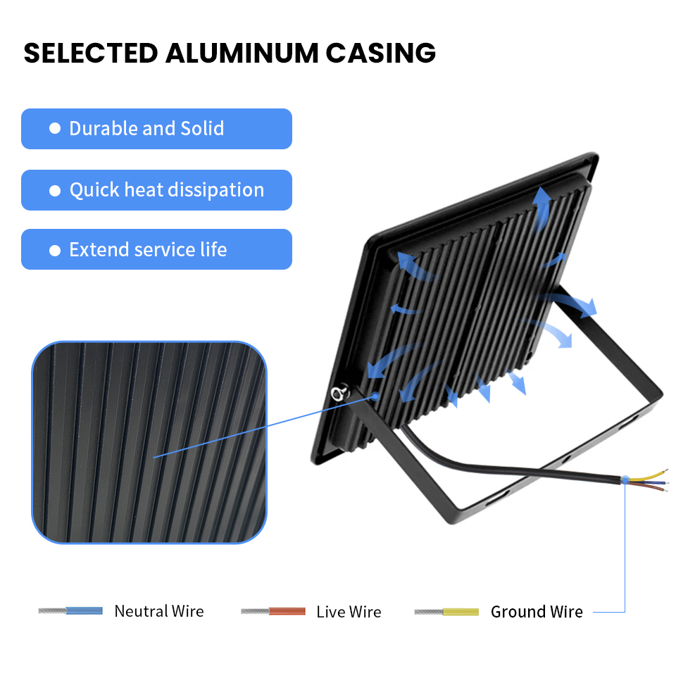 LED Floodlight AC220V 110V 10- - Balance Beam Outdoor บทวิจารณ์และราคา