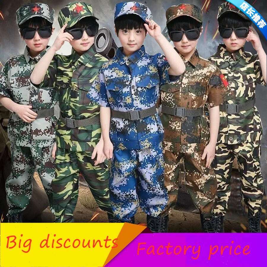 ชายหญิงทหารเครื่องแบบฝึกอบรมเด - Kids Outdoor Ninja Equipment บทวิจารณ์และราคา