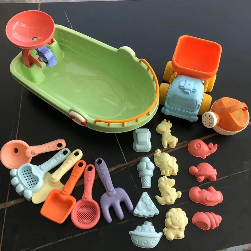 ชุดของเล่นเรือชายหาดกลางแจ้ง ช - Kids Outdoor Nature Play บทวิจารณ์และราคา