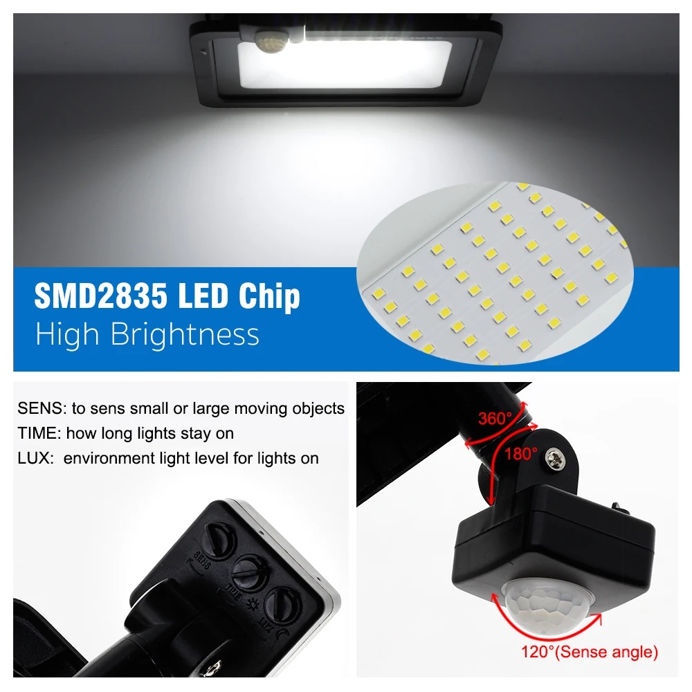 ไฟสปอร์ตไลท์ LED พร้อมเซ็นเซอร - Balance Beam Outdoor บทวิจารณ์และราคา