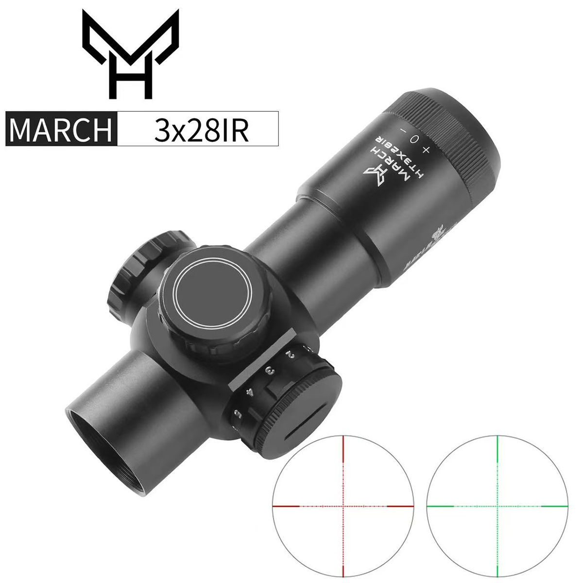 กล้องเล็ง Tactical HT 3X28IR ส - Balance Beam Outdoor บทวิจารณ์และราคา