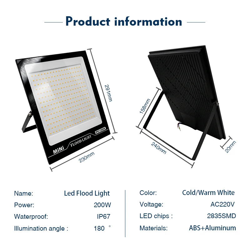 10W 20W 30W 50W 100W 150W 200W - Balance Beam Outdoor บทวิจารณ์และราคา