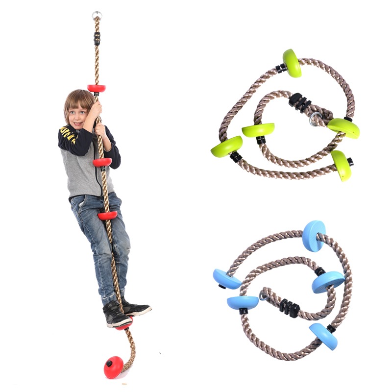 เด็กปีนเขาเชือกเด็ก Swing Disc - Kids Outdoor Gym Equipment บทวิจารณ์และราคา