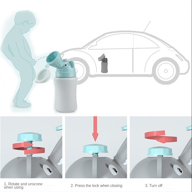 กระโถนเด็กแบบพกพา สำหรับเด็กชา - Kids Outdoor Urinal บทวิจารณ์และราคา
