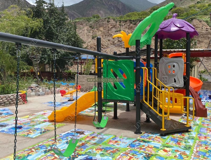 สไลเดอร์เด็กอเนกประสงค์ LLDPE  - Kids Outdoor Swing And Slide บทวิจารณ์และราคา