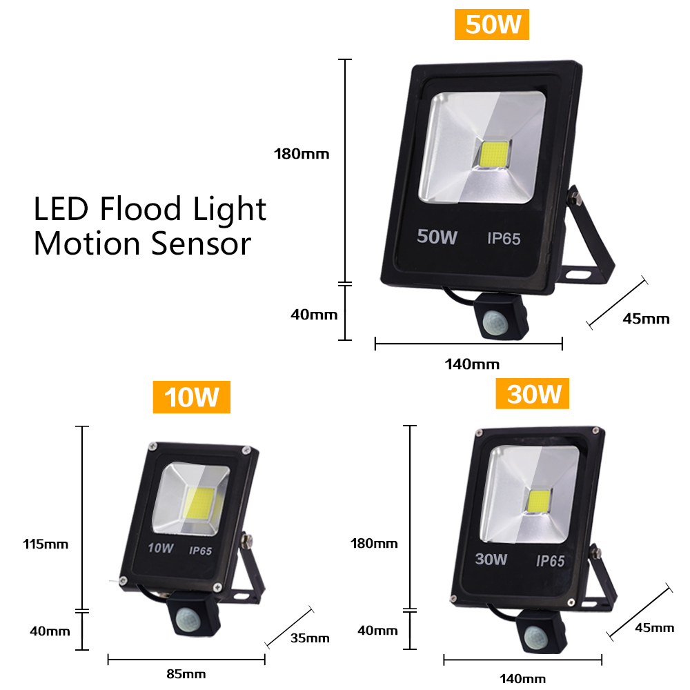 ไฟสปอร์ตไลท์ LED พร้อมเซ็นเซอร - Balance Beam Outdoor บทวิจารณ์และราคา