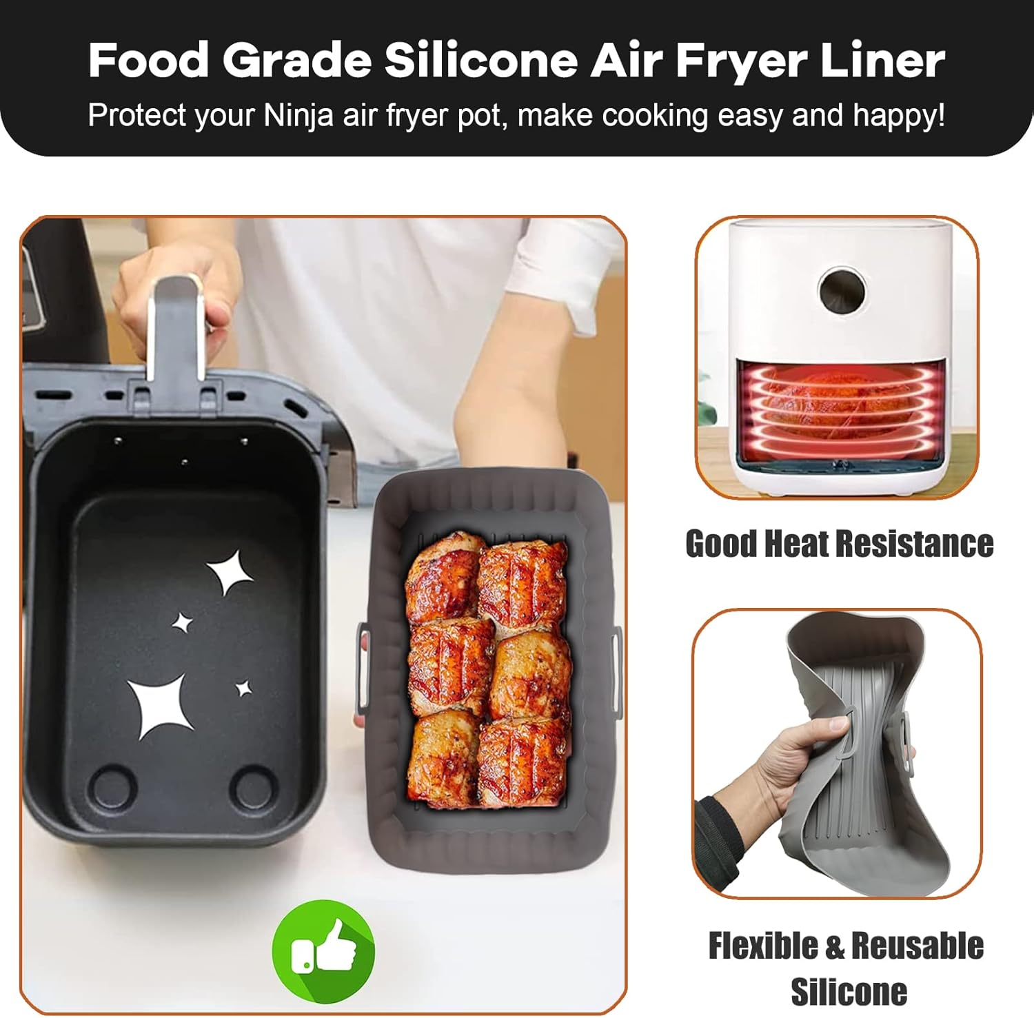 แม่พิมพ์ซิลิโคนสำหรับหม้อทอดไร - Kids Outdoor Ninja Equipment บทวิจารณ์และราคา