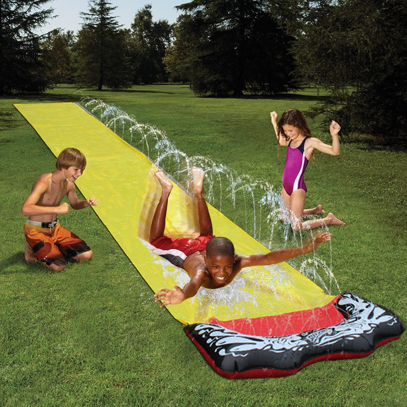 สนามหญ้าน้ำสไลด์16ft SLIP สไลด - Kids Outdoor Nature Play บทวิจารณ์และราคา
