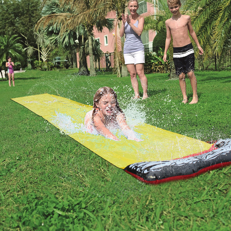 สนามหญ้าน้ำสไลด์16ft SLIP สไลด - Kids Outdoor Nature Play บทวิจารณ์และราคา