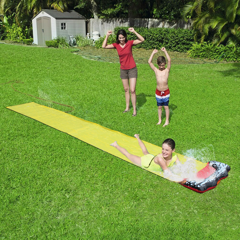 สนามหญ้าน้ำสไลด์16ft SLIP สไลด - Kids Outdoor Nature Play บทวิจารณ์และราคา