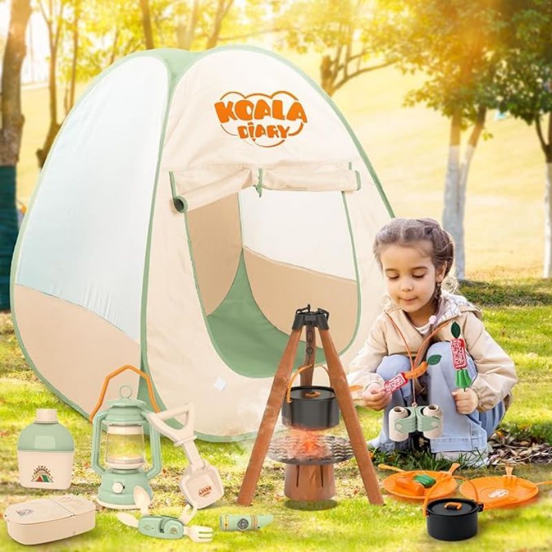 เด็กชุดตั้งแคมป์เด็กวัยหัดเดิน - Kids Outdoor Tent บทวิจารณ์และราคา