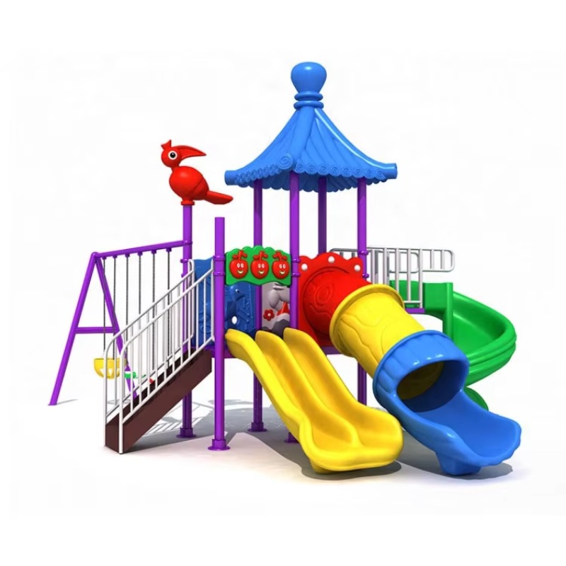 ชุดเครื่องเล่นชิงช้าและสไลเดอร - Kids Outdoor Swing And Slide บทวิจารณ์และราคา