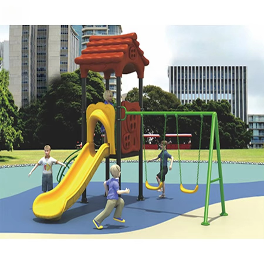 อุปกรณ์สนามเด็กเล่นเหล็ก, ชิงช - Kids Outdoor Swing And Slide บทวิจารณ์และราคา