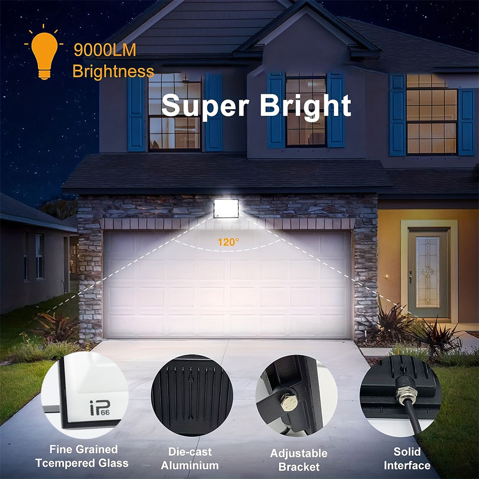 ไฟ LED น้ําท่วม IP66 กันน้ํา 1 - Balance Beam Outdoor บทวิจารณ์และราคา